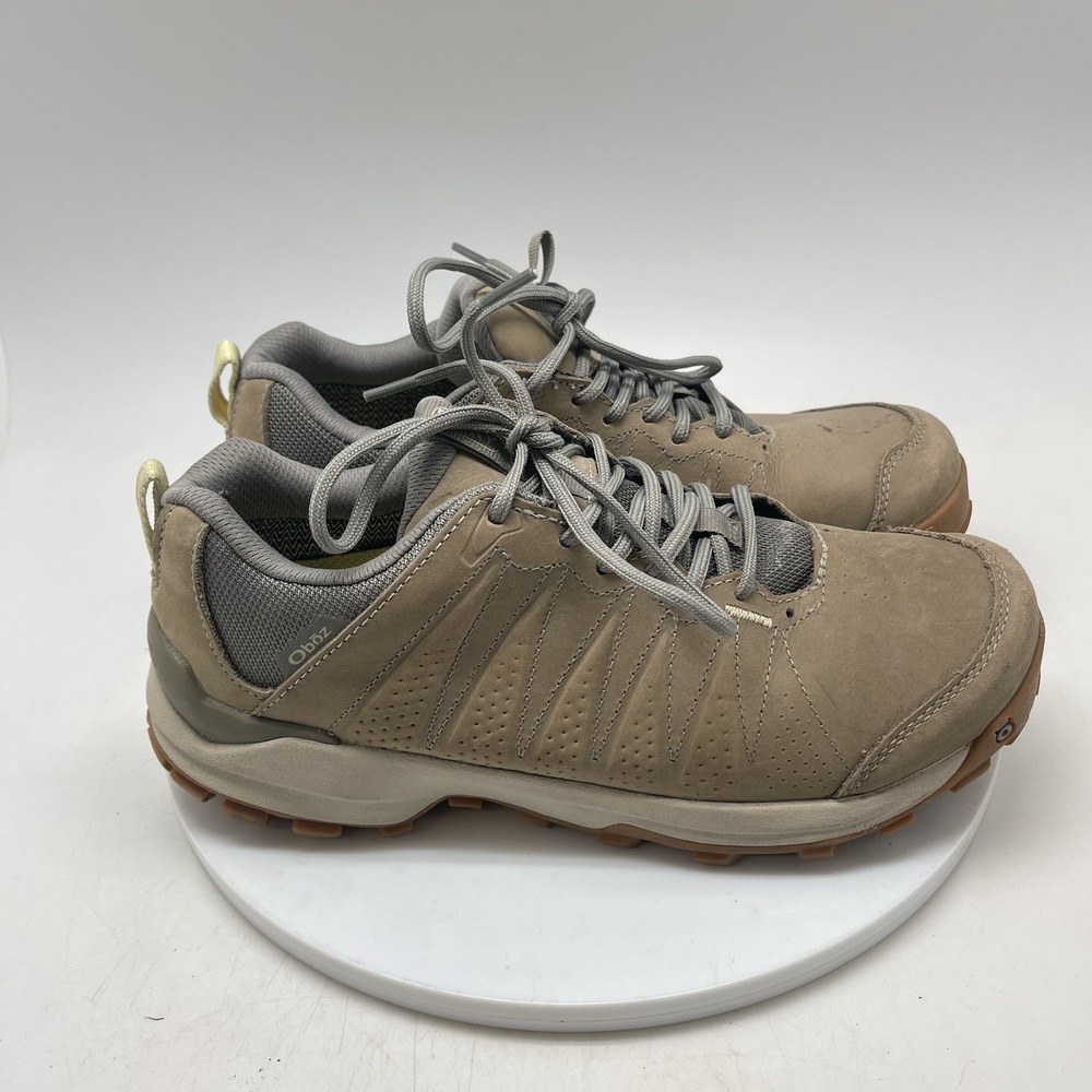 Oboz Sneakers Sypes Low B-DRY Womens 9 Beige Athletic Hiking Waterproof Boots